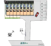 ★手数料０円★東村山市青葉町　月極駐車場（LP）